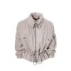 Alessandro Albanese Women's Volare Cupro Jacket - Pearl Grey