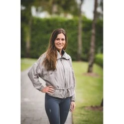 Alessandro Albanese Women's Volare Cupro Jacket - Pearl Grey -Kensington Shop 394547 800 800