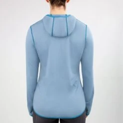 Irideon Women's Air-Tech Baselayer Hoodie - Mineral Blue/Stellar Blue -Kensington Shop 396036 800 800
