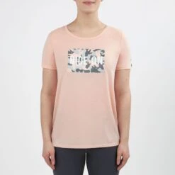 Irideon Women's RIDE ON Camo Swing Tee - Radiant Peach
