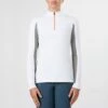 Irideon Women's CoolDown IceFil Long Sleeve Jersey - White/Dove Grey