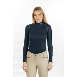 Horseware Women's Long Sleeve Base Layer - Navy