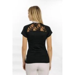 Horseware Women's Sara Jersey Short Sleeve Competition Shirt - Black 7 Horseware Women's Sara Jersey Short Sleeve Competition Shirt - Black -Kensington Shop 398278 800 800