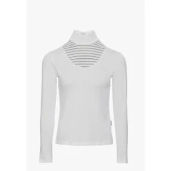 Horseware Women's Lisa Technical Long Sleeve Competition Shirt - White -Kensington Shop 398382 800 800