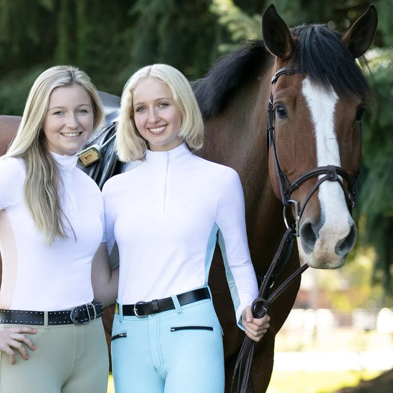 Irideon Women's Ciara IceFil Show Shirt - White/Energy Blue 2 Irideon Women's Ciara IceFil Show Shirt - White/Energy Blue - Image 2