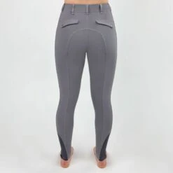 Irideon Kids' Camber Knee Patch Breeches - Dove Grey -Kensington Shop 400356 800 800