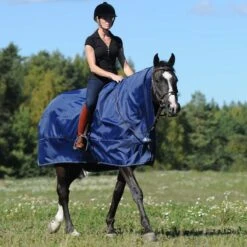 Bucas Rain Protector Riding Sheet - Navy