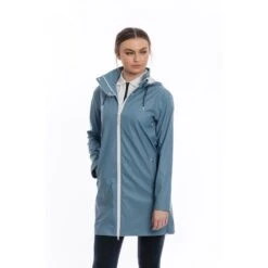Horseware Women's Linny Long Rain Jacket - Blue Heaven -Kensington Shop 402132 800 800