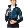 Horseware Women's Carrie Riding Jacket - Green/Navy Tie Dye