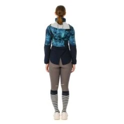 Horseware Women's Carrie Riding Jacket - Green/Navy Tie Dye -Kensington Shop 402592 800 800