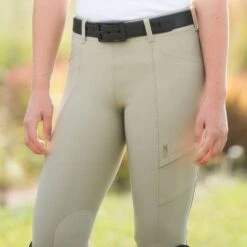 Irideon Kids' Issential Cargo Knee Patch Tights - Classic Tan