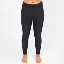 Irideon Kids' Thermasoft Knee Patch Breeches - Black