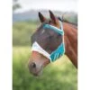 Shires Fine Mesh Earless Fly Mask - Teal