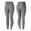 Horze Women's Limited Edition Saphira Ventilated Full Seat Breeches - Silver Scone