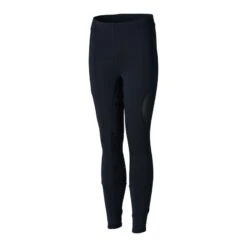 Horze Kids' Cool Mesh Silicone Full Seat Tights - Dark Navy -Kensington Shop 416363 800 800