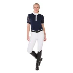Ovation Women's Elegance Lace Show Shirt - Navy 7 Ovation Women's Elegance Lace Show Shirt - Navy -Kensington Shop 421279 800 800