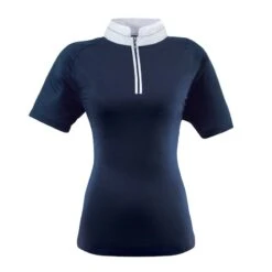 Ovation Women's Elegance Sparkle Show Shirt - Navy