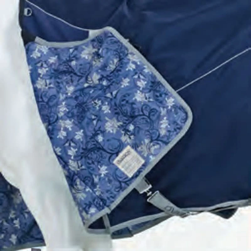 Ovation 1200D Turnout Sheet - Navy/Blue Secret Garden 2 Ovation 1200D Turnout Sheet - Navy/Blue Secret Garden - Image 2