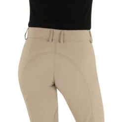 Ovation Women's TS Hunter Knee Patch Breech - Classic Show Tan