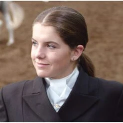 Ovation Dri-Tex Untied Show Stock Tie - White