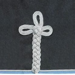 Centaur Wool Dress Cooler - Charcoal/Lt Blue/Silver