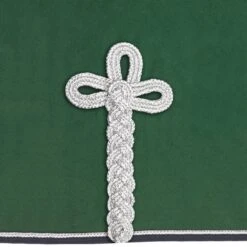 Centaur Wool Dress Cooler - Hunter/Navy/Silver