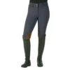 Romfh Women's Sarafina Knee Patch Euroseat - Classic Pewter