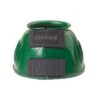 Centaur PVC Ribbed Double Hook And Loop Bell Boots - Dark Green
