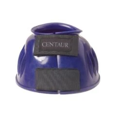 Centaur PVC Ribbed Double Hook And Loop Bell Boots - Purple