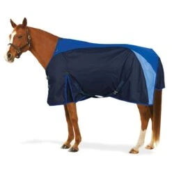 Pessoa Extreme X-Mesh Turnout Sheet - Navy-Blue Tri Color