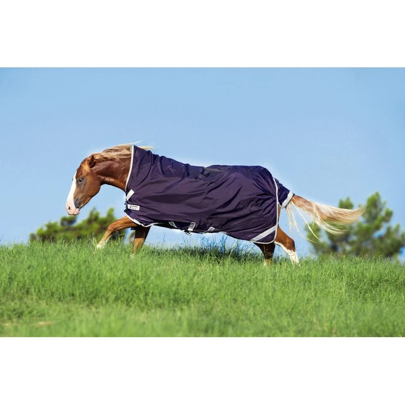 Rambo Wug Turnout 0g - Dark Purple/Silver 3 Rambo Wug Turnout 0g - Dark Purple/Silver - Image 3