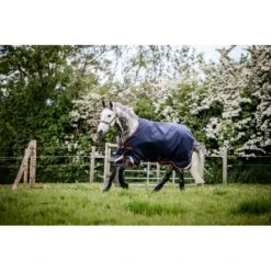 Rambo Original Turnout W/Leg Arches 100g - Navy/Orange/Tan/Brown