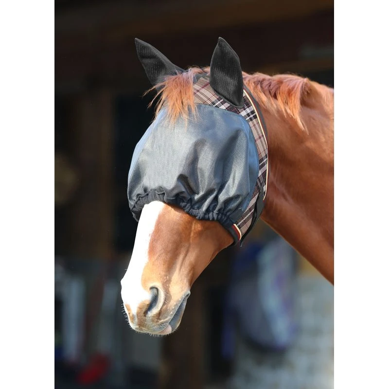 Kensington UViaitor Dartless Fly Mask W/Web Trim, Ears And Forelock Hole - Deluxe Black 1 Kensington UViaitor Dartless Fly Mask W/Web Trim, Ears And Forelock Hole - Deluxe Black