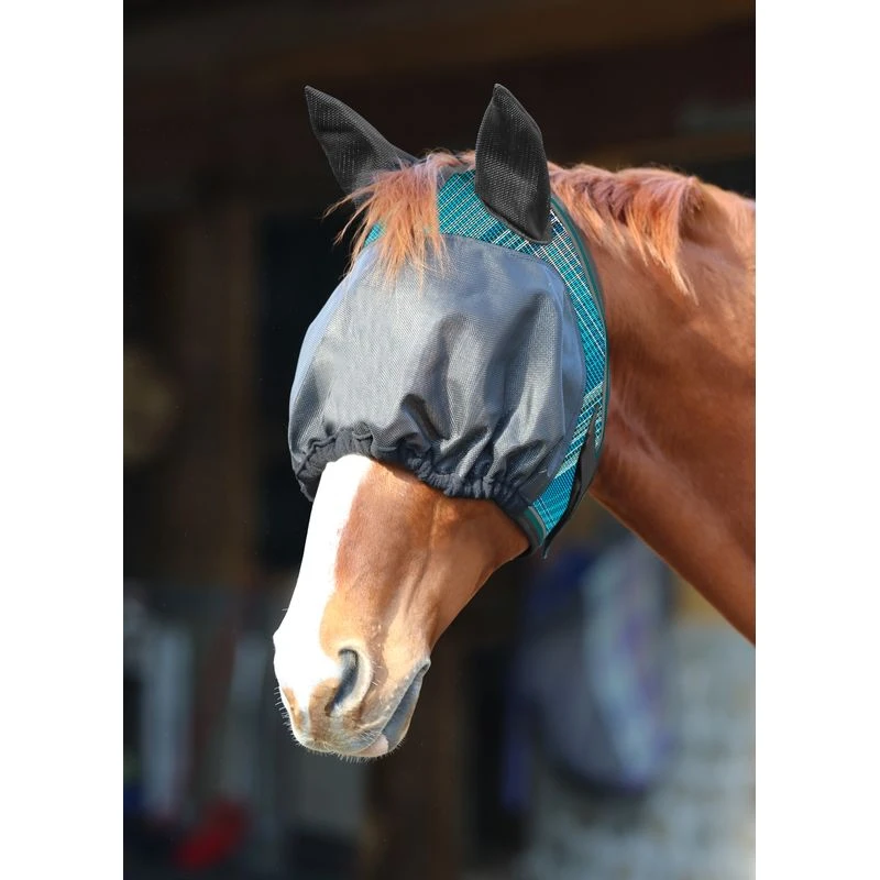 Kensington UViaitor Dartless Fly Mask W/Web Trim, Ears And Forelock Hole - Atlantis 1 Kensington UViaitor Dartless Fly Mask W/Web Trim, Ears And Forelock Hole - Atlantis
