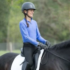 Irideon Women's AirTech Half Zip - Vivid Blue -Kensington Shop 449516 800 800