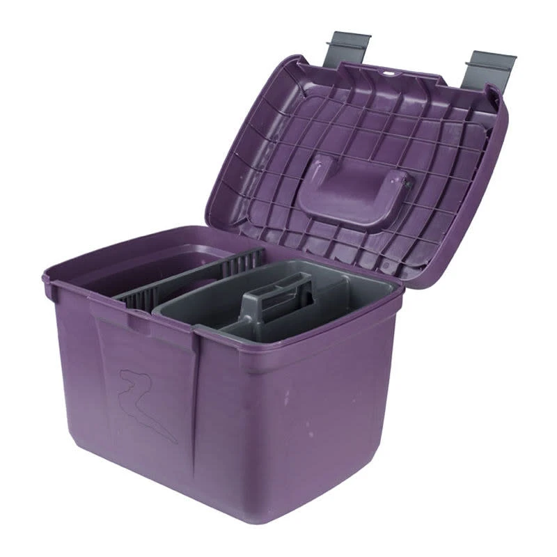 Horze Smart Grooming Box - Dark Purple 1 Horze Smart Grooming Box - Dark Purple