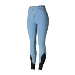 Horze Women's Jessie Denim Full Seat High Waist Breeches - Light Blue -Kensington Shop 452912 800 800
