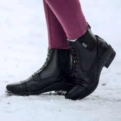 Horze Women's Kilkenny Lux Winter Paddock Boots - Black 9 Horze Women's Kilkenny Lux Winter Paddock Boots - Black -Kensington Shop 453927 800 800