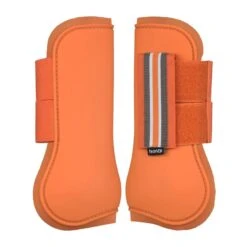 Horze Adepto Tendon Boots - Coral Gold
