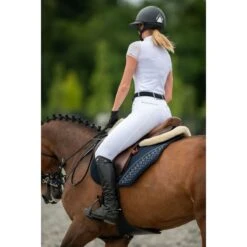 Cavalliera Women's Angel Short Sleeve Show Shirt - White -Kensington Shop 455432 800 800