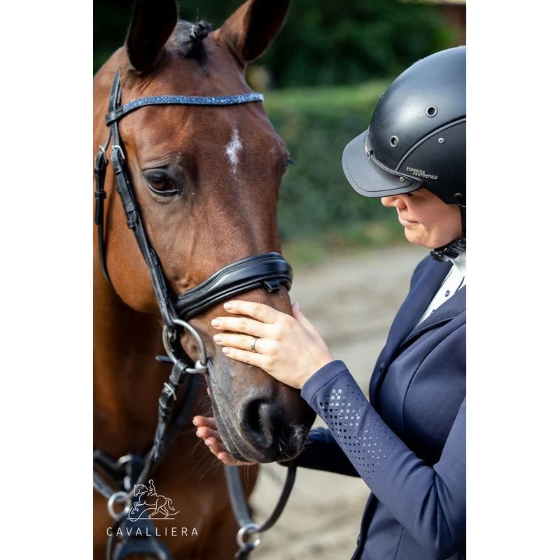 Cavalliera Women's Superior Show Jacket - Navy Blue 2 Cavalliera Women's Superior Show Jacket - Navy Blue - Image 2