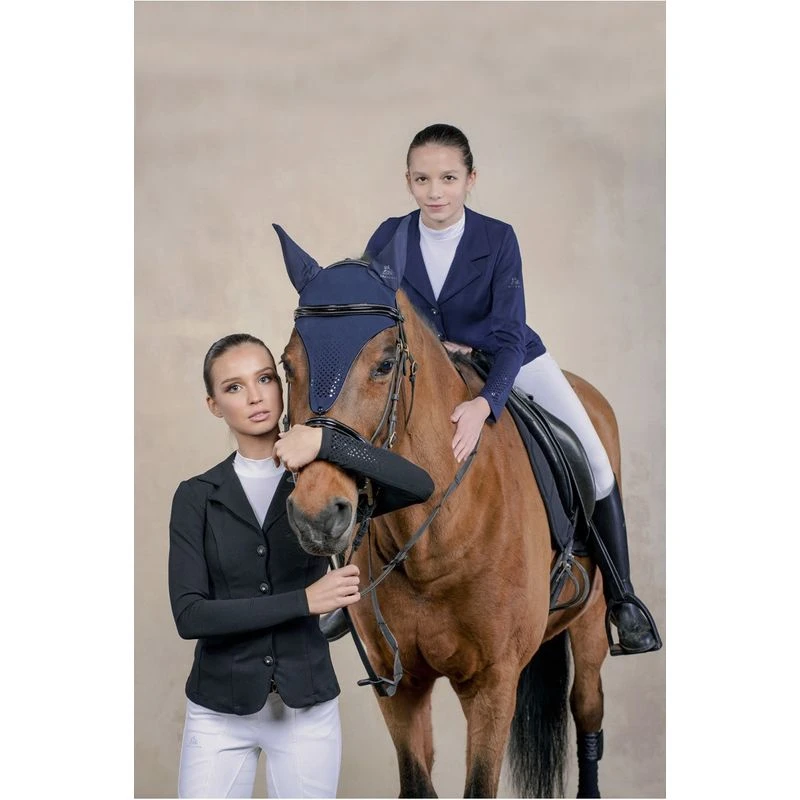 Cavalliera Women's Superior Show Jacket - Navy Blue 4 Cavalliera Women's Superior Show Jacket - Navy Blue - Image 4