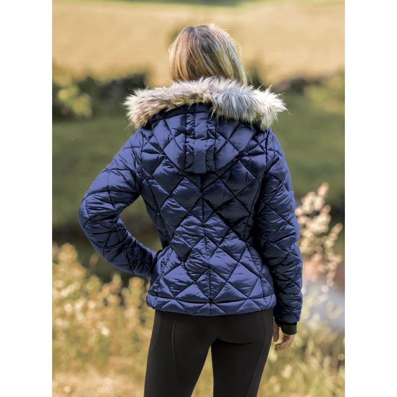 Ovation Women's Briana Jacket W/Hood - Navy 2 Ovation Women's Briana Jacket W/Hood - Navy - Image 2