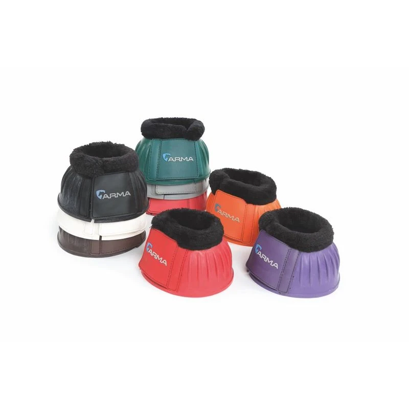 Shires ARMA Fleece Trim Over Reach Boots - Purple 1 Shires ARMA Fleece Trim Over Reach Boots - Purple