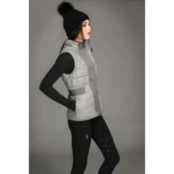 Alessandro Albanese Women's Insula Quilted Vest - Grey -Kensington Shop 473705 800 800