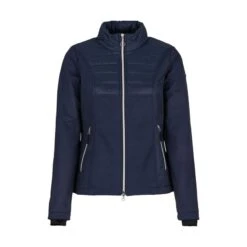 Horze Women's Maeve Softshell Hybrid Jacket - Dress Dark Blue -Kensington Shop 475142 800 800