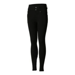 Horze Kids' Tara High Waist Full Seat Breeches - Black -Kensington Shop 476308 800 800