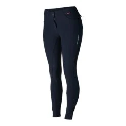 B Vertigo Women's Marla MidRise Silicone Full Seat Breeches - Dark Navy -Kensington Shop 476802 800 800