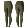 Horze Women's Vanessa Slimming Seamless Tights - Dark Lichen Green