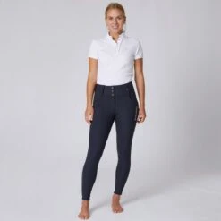 B Vertigo Women's Dianne Thermo Full Seat Breeches - Dark Navy -Kensington Shop 476853 800 800